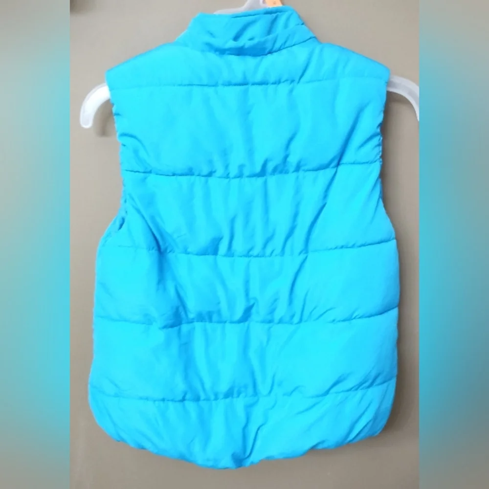 Girls Justice Puffy‎ Vest Sleeveless Coat Sz 14 XL Z6